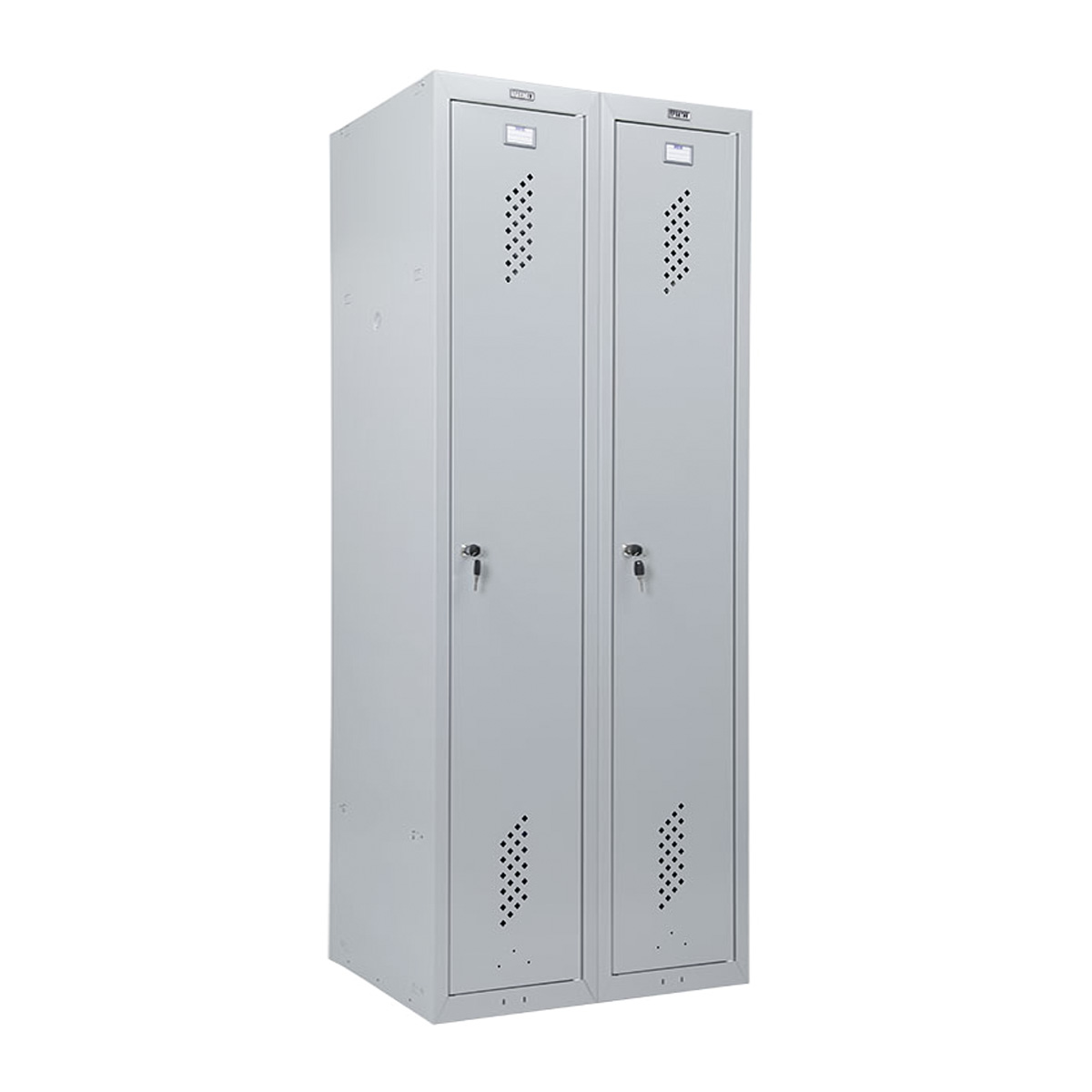 Шкаф для раздевалок ПРАКТИК усиленный ML 21-80 (ML-11-40 + ML-01-40)