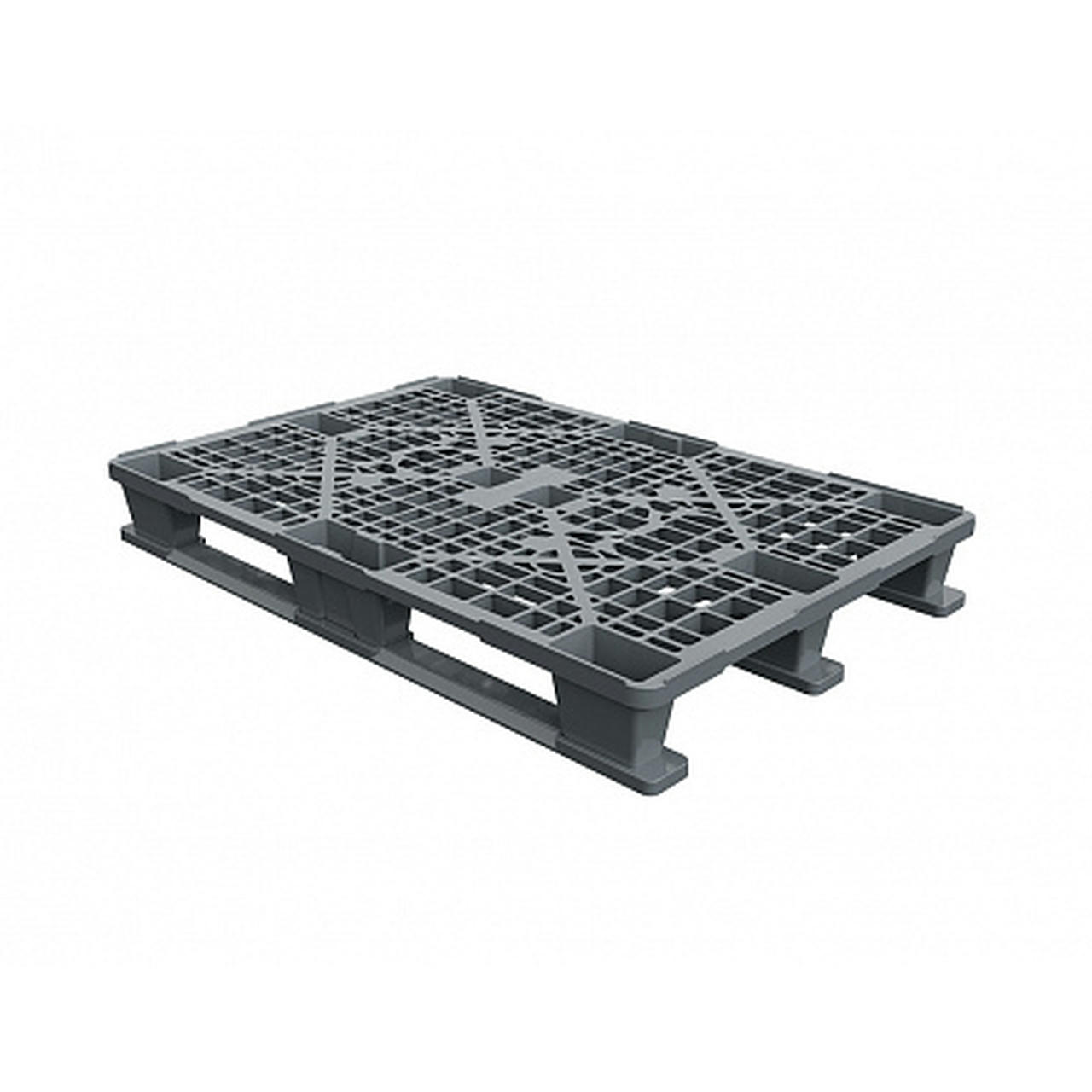 Поддон перфорированный пластиковый 1200х800х150 на 3-х полозьях серый. (02.102.91.С71.Q)