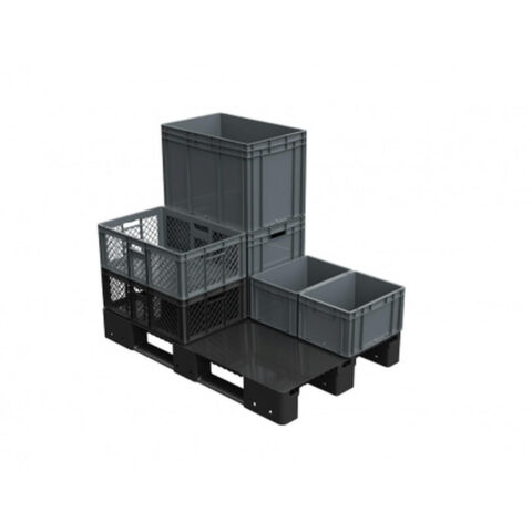 Поддон сплошной 1200x800x150 на 3-х полозьях ЭКО. (02.117F.98.R)