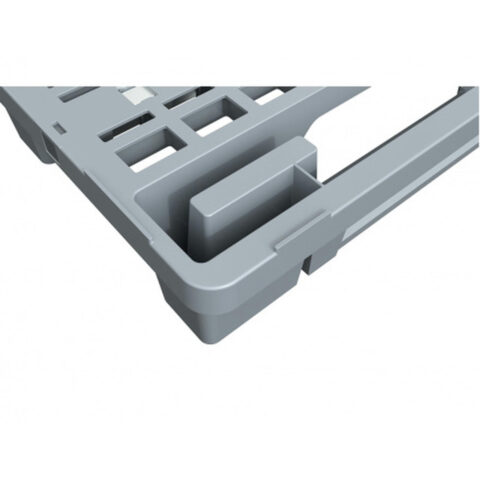 Поддон пластиковый вкладываемый перфорированный 1200х800х150 на 3-х полозьях. (02.122.91.R)